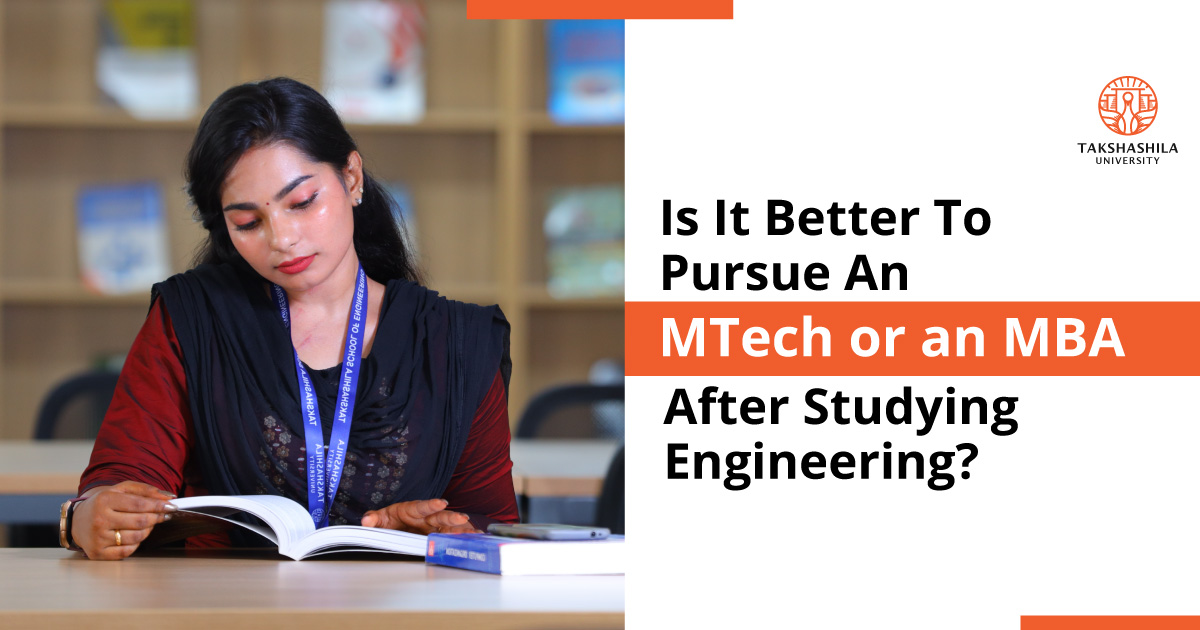 pursue an mtech or mba after engineering