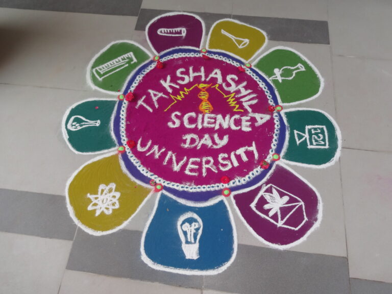 rangoli at science day