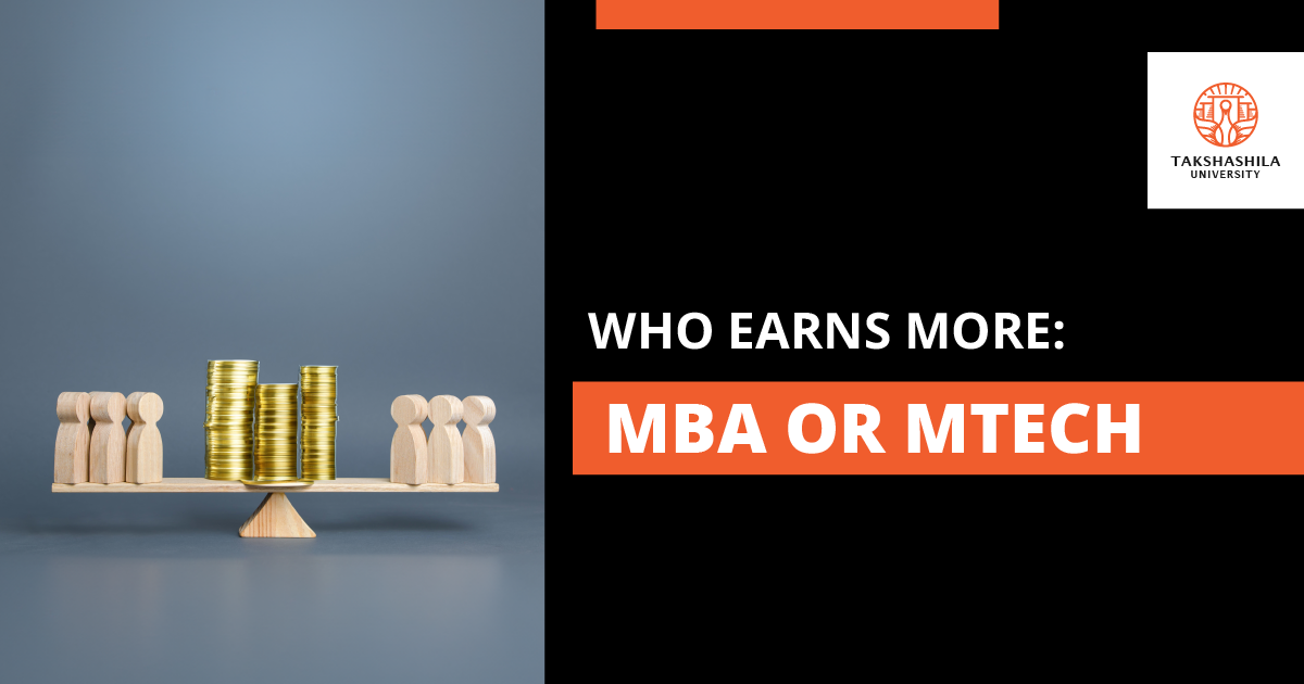 who earns more mba or mtech