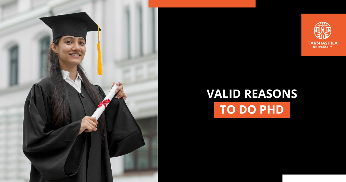 valid reasons to do phd