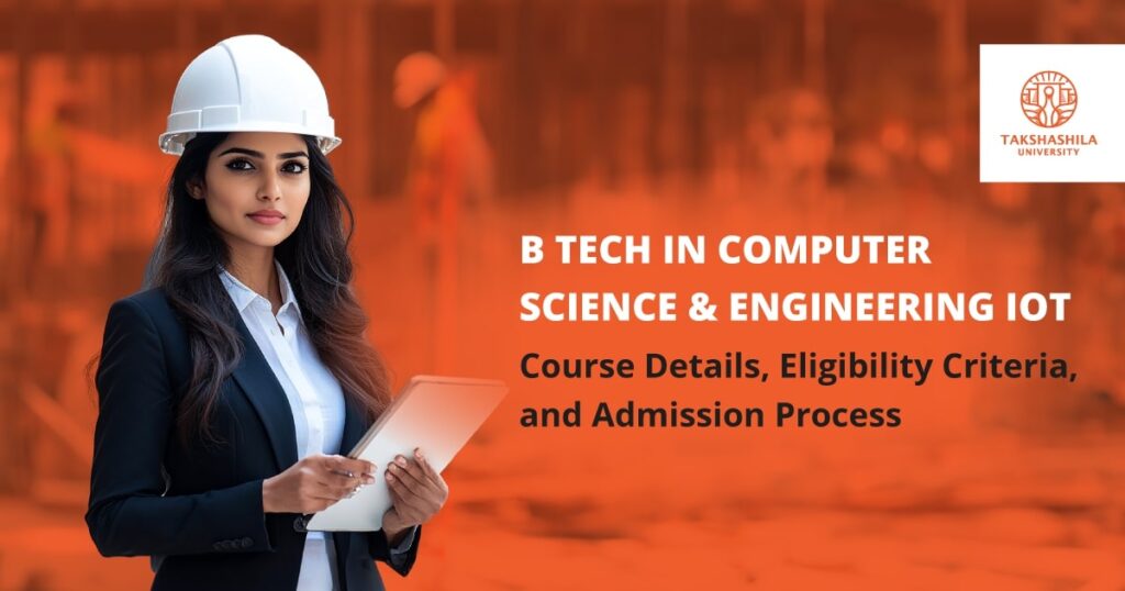 b tech in computer science and engineering iot course overview