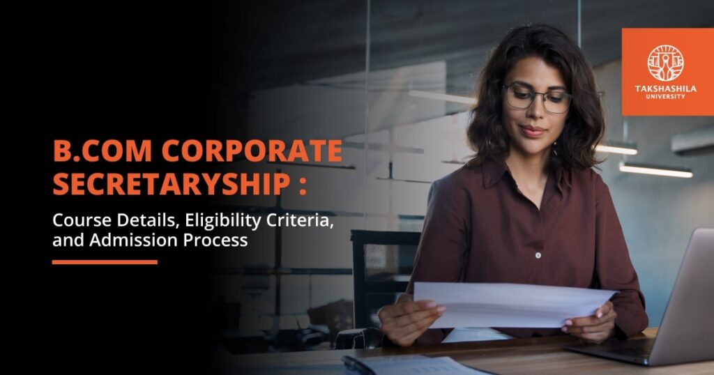 bcom corporate secretaryship course overview
