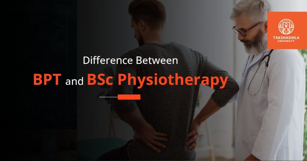 difference between bpt and bsc physiotherapy