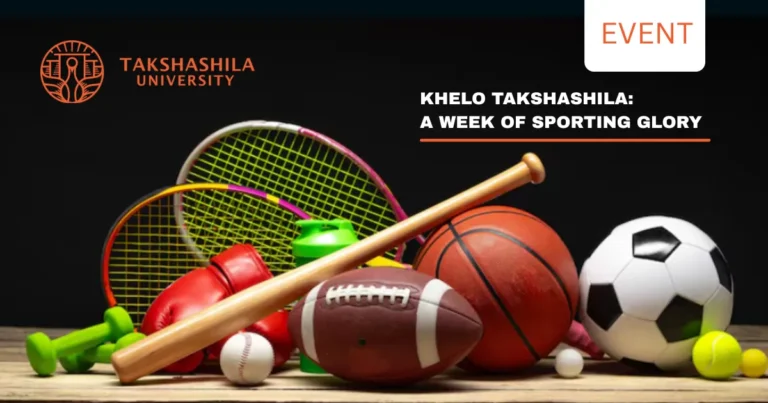 KHELO TAKSHASHILA: A WEEK OF SPORTING GLORY banner