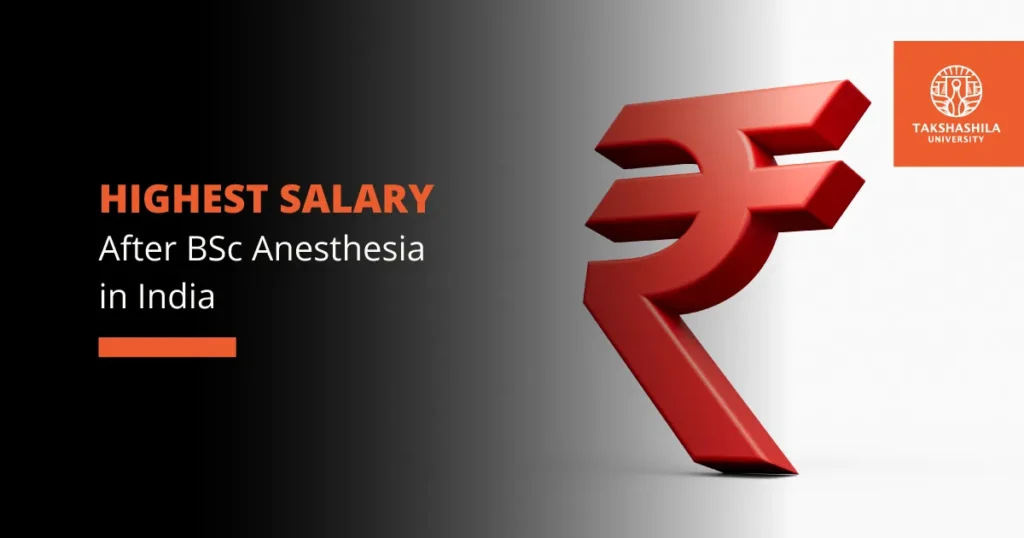 Highest Salary After BSc Anesthesia in India blog banner