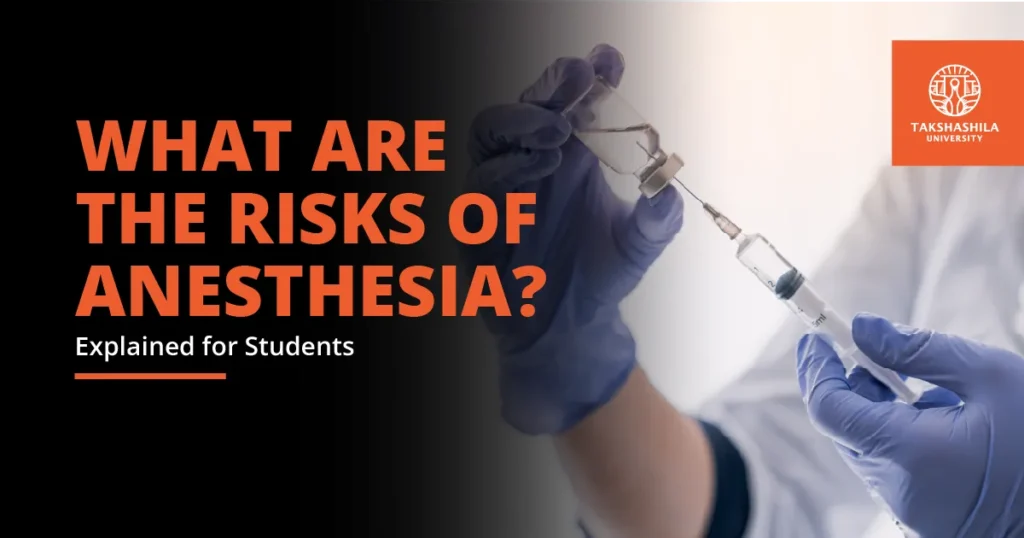 Risks of Anaesthesia blog banner