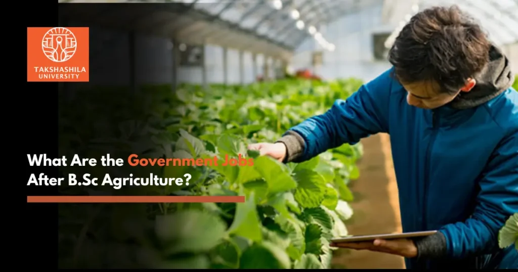 Government Jobs After BSc Agriculture