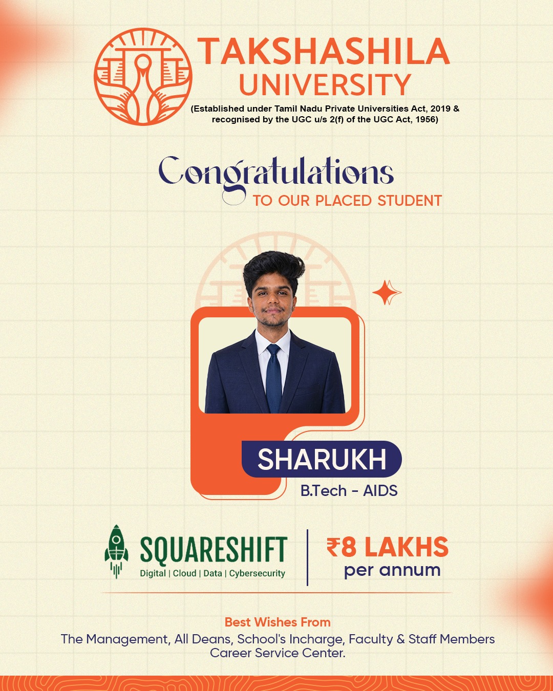 sharukh placment